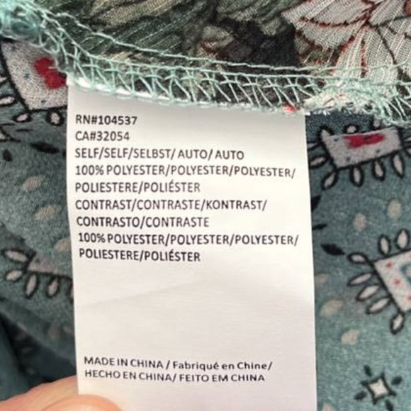 NWT Anthropologie Tiny Lovely Patchwork Wrap Top - Picture 5 of 5